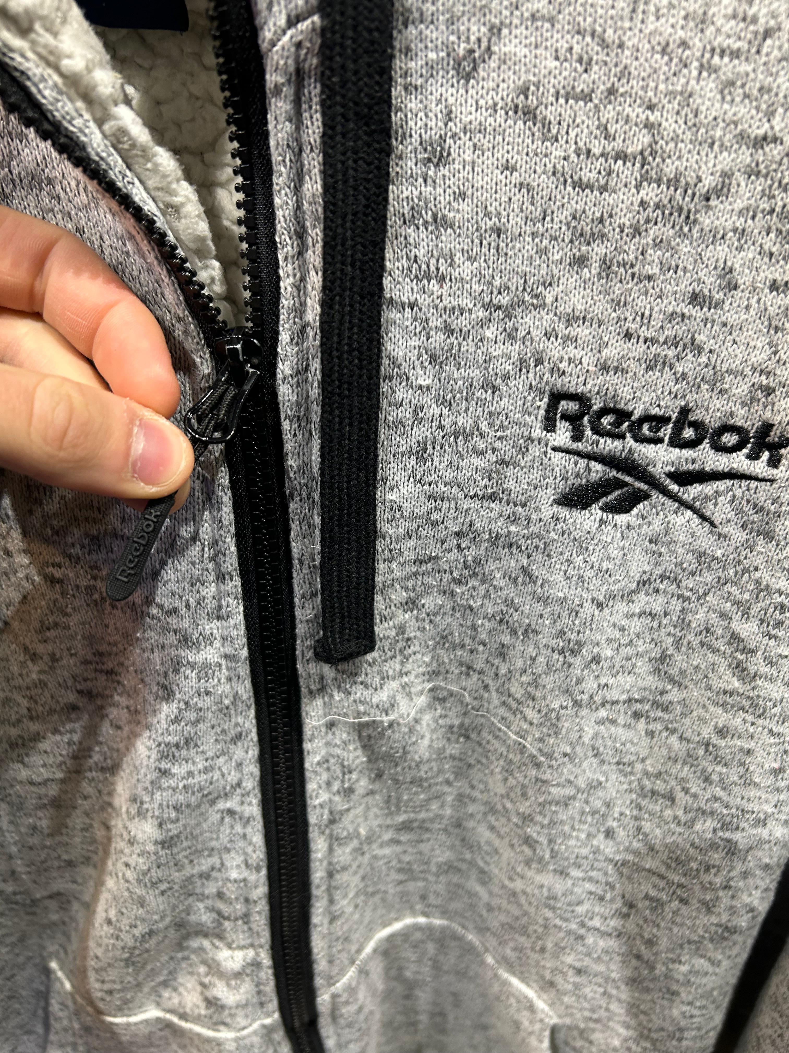 Zipper Rebook con Interno Agnellato