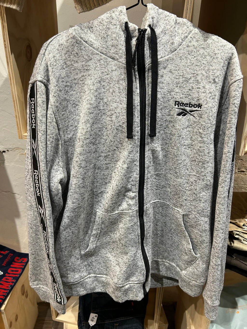 Zipper Rebook con Interno Agnellato